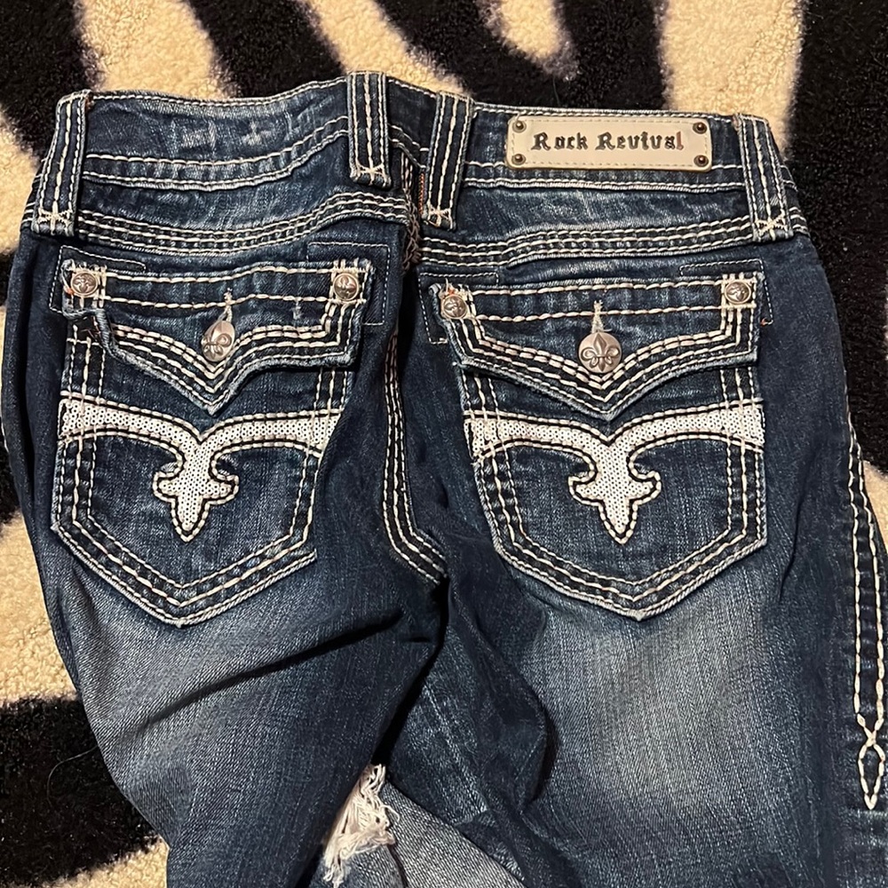 Rock revival jeans straight size 26